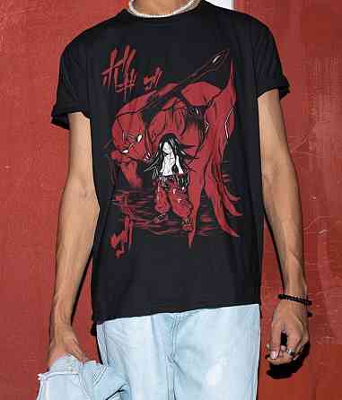 Футболка аниме Схаман Кинг Йох Асакура оверсайз (S/M/L) Черний AnimeJ1048 Днепр