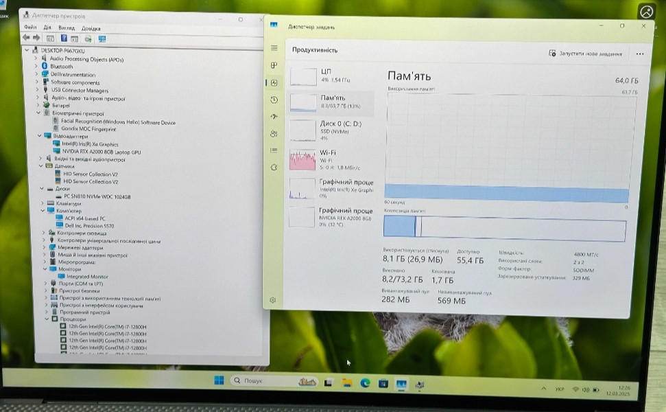 Ноутбук Dell Precision 5570 15.6