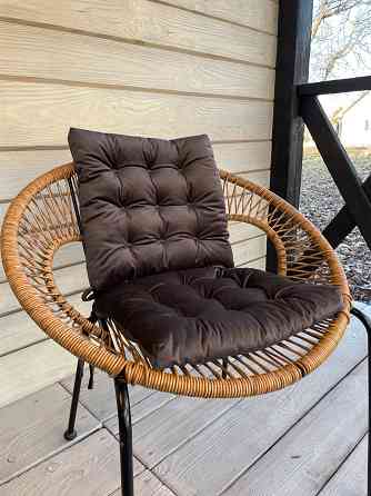 Подушка для стільців (40x40х5 см) Decorator Velour колір венге 84-120 Київ