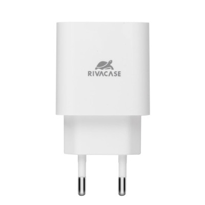 Зарядний пристрій RivaCase 1xUSB Type-C PD 20 Вт кабель Type-C white (PS4101 WD4 (White)) Вінниця - фото 11