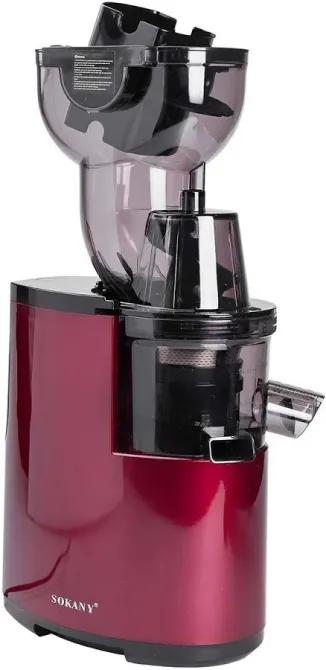Соковитискач комбінований Sokany JE-25 300 Вт, 6-лопатеві леза, склянка, що не б'ється, захист від крапель Одеса - фото 3