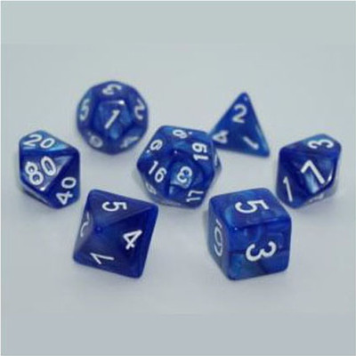 Набір кубиків для настільних ігор Games 7 Days Pearl 7 Dice Set - Blue (g7dpearl07) Вінниця - фото 1