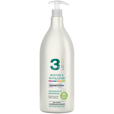 Шампунь Leco 3 Зволоження та відновлення 1500 мл (XL 40215_1) Вінниця - фото 1