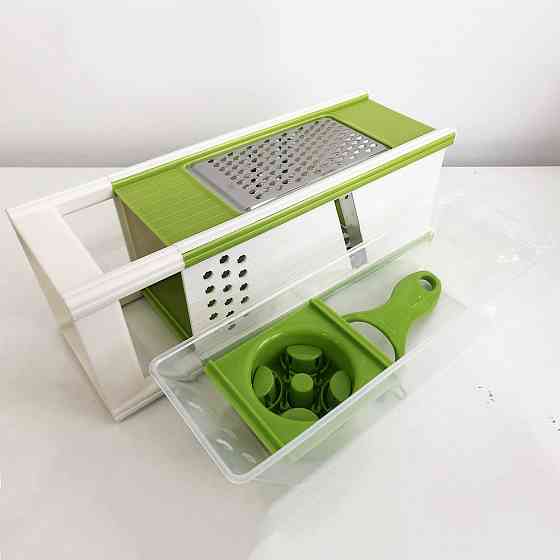 Подрібнювач цибулі MULTI, Шинковка с чашей, Измельчитель для резки овощей, Ручная овочерізка блендер DE-27 Львів
