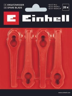 Пластикові ножі для тримера Einhell GE-CT 18 Li - 20шт (3405730) Київ - фото 3
