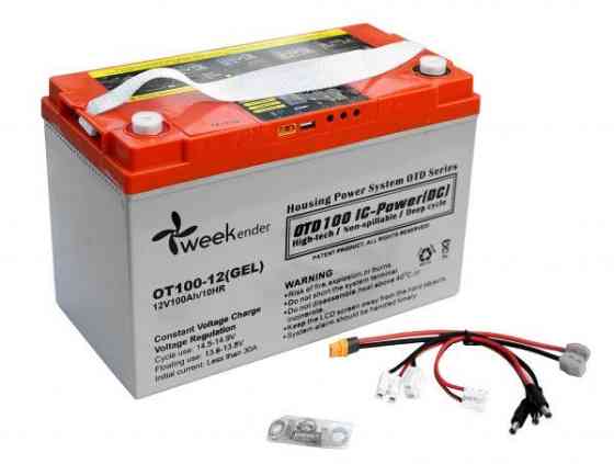 Гелевый аккумулятор Weekender c дисплеем + контроллер + LVD Киев