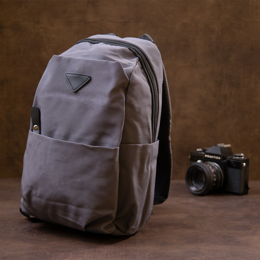 Сумка через плечо нейлон Серая (Vintage) Киев - изображение 3