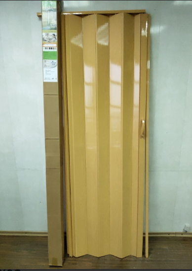 Двері гармошка глуха DiCi Doors  "Дуб світлий"  810х2030х6мм  DiCi-6 №113-3 глянець Дніпро - фото 1