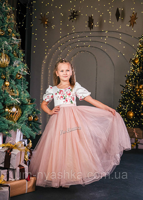 Длинное нарядное платье на 6-7 лет Кривой Рог - изображение 2