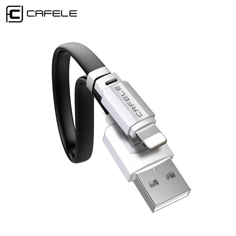 USB Lightning кабель Cafele 50cм Black Київ - фото 1