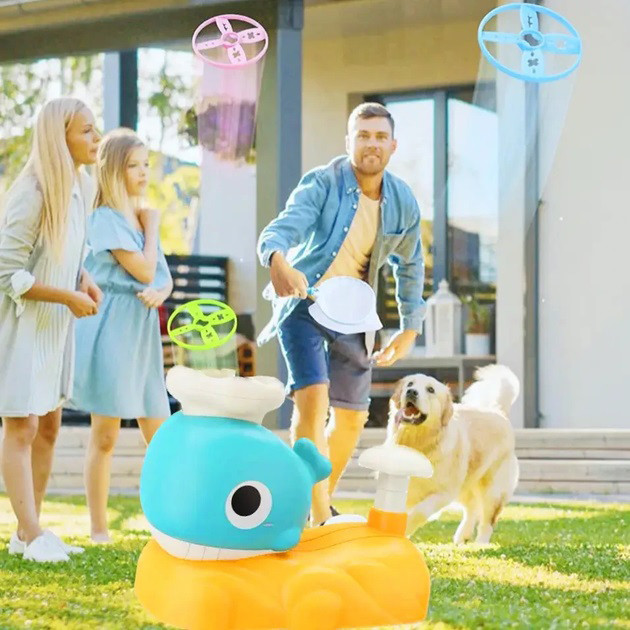 Интерактивная детская игрушка летающая тарелка фрисби Small Whale LW-15 Львов - изображение 4