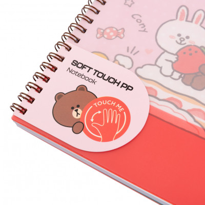 Зошит Yes А5 Line Friends пластикова обкладинка 80 аркушів, лінія (765737) Вінниця - фото 5