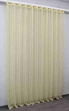 Тюль з тканини батист колір жовтий 1130т Київ