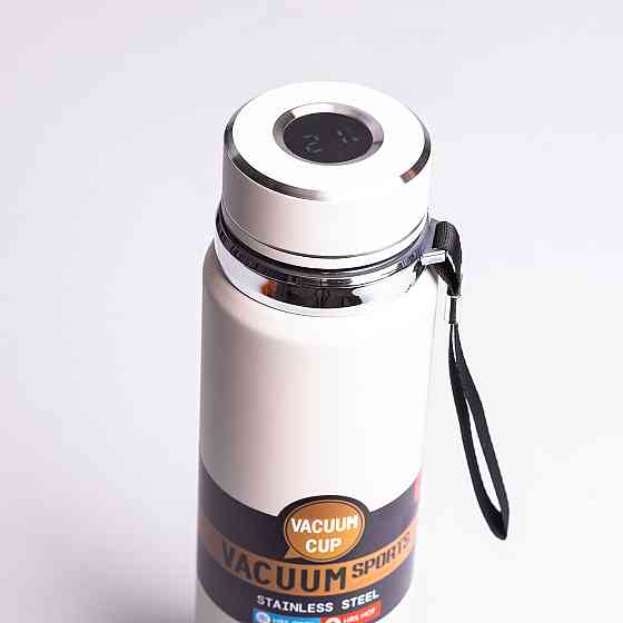 Термос Vacuum Sports  с датчиком температуры 1 л белый HP-14-30W Киев
