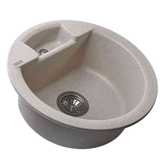 Гранитная мойка Globus Lux GURON песчаный 480мм-А0004 (000009386) Киев