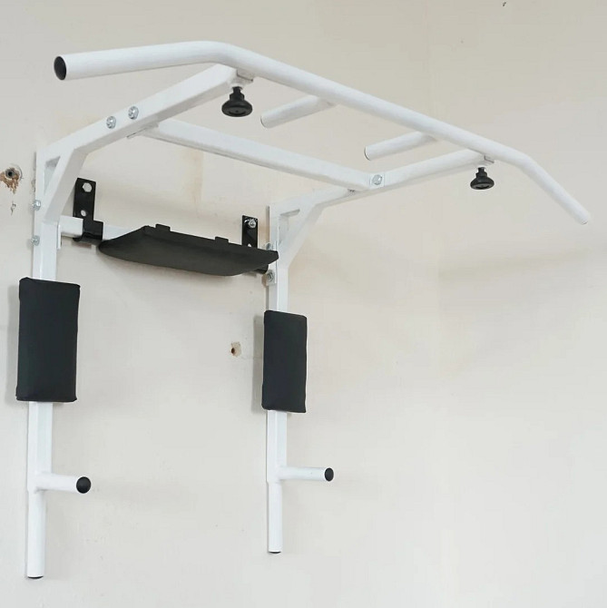 Спортивный настенный турник + брусья + пресс 4 в 1 А119-БГ для дома Киев - изображение 2