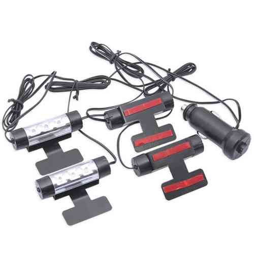 Декоративна 4x3 LED синя підсвітка салону автомобіля Вінниця