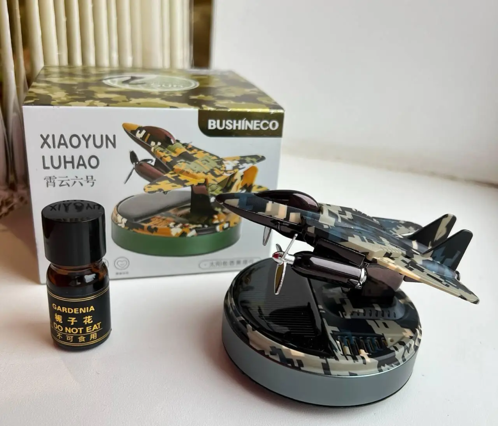 Ароматизатор автомобильный Военный самолет B5 на солнечной батарее Киев - изображение 5