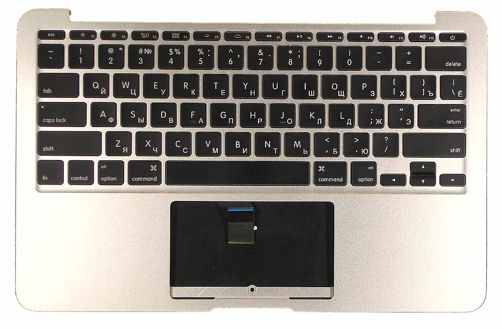 Клавиатура для ноутбука Apple MacBook Air (A1370) 2011+ Black, (Silver TopCase), RU (горизонтальный энтер) Вінниця - фото 1
