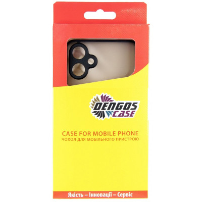 Чохол до мобільного телефона Dengos Kit Samsung Galaxy A06 case Matte + glass (Black) (DG-KM-126) Вінниця - фото 4