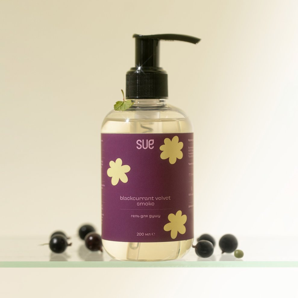 Гель для душа Blackcurrant Velvet Smoke Sue 200 мл Киев - изображение 2