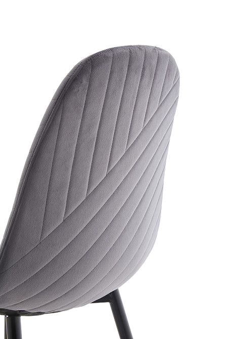 Стілець Яріс чорний/велюр сірий, G062-40 Київ - фото 6