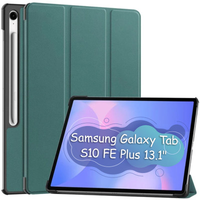 Чехол для планшета BeCover Smart Case Samsung Galaxy Tab S10 FE Plus (SM-X620/SM-X626) 13.1" Dark Green (713383) Винница - изображение 1