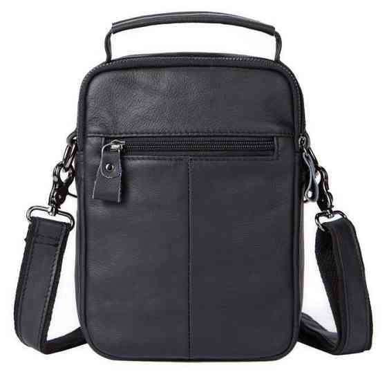 Сумка мужская кожаная Vintage 14816 Черная Киев