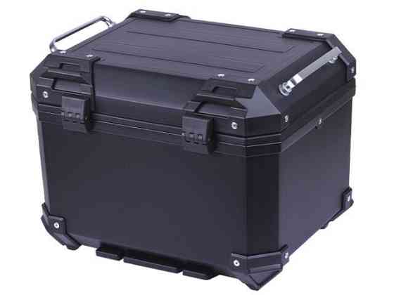 Кофр прямоугольный  для мотоцикла, пластиковый черный, 35 л Мукачево