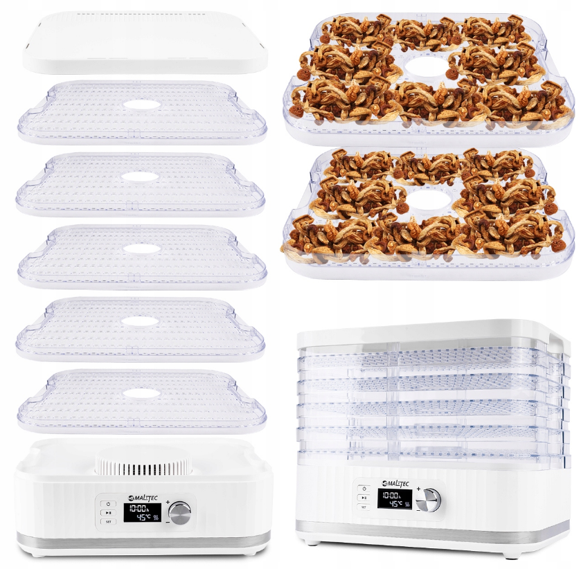 Сушка для фруктів та овочів MalTec 450 Вт (Польща) Київ - фото 7