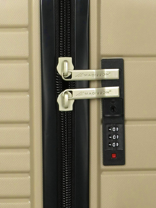Валіза поліпропіленова SNOWBALL MADISSON 33703 велика 75 см шампань Київ - фото 18