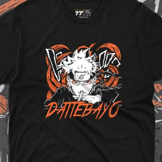 Футболка для подростка мальчика с принтом Наруто Dattebayo Размер 160 Anime10289 Днепр