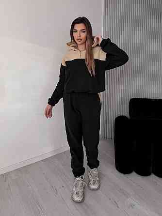 Женский теплый костюм двухцветный Одесса