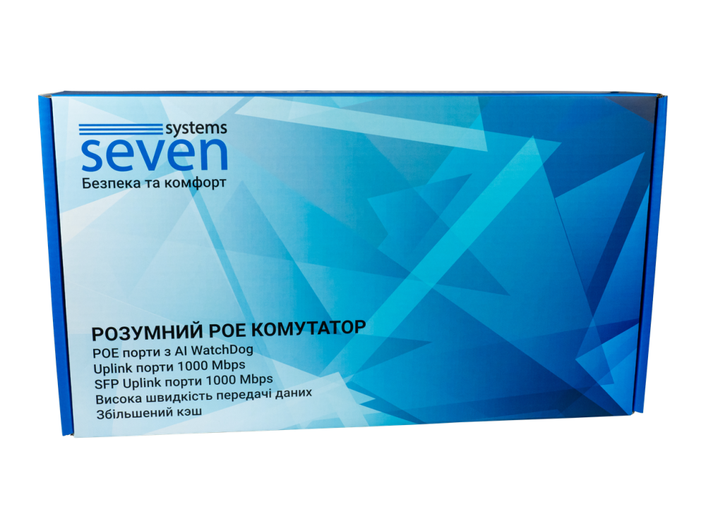 PoE коммутатор 24 порта SEVEN P-73224G-2SFP Киев - изображение 8