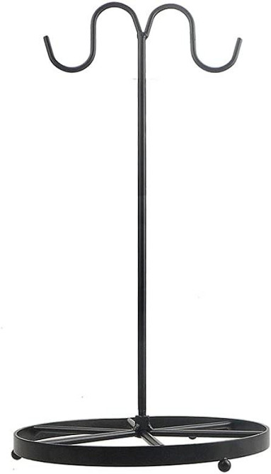 Підставка тримач для бананів, винограду Archi, металева чорна, гачок від розчавлювання, декоративна, настільна, кухонна прикраса Київ - фото 1