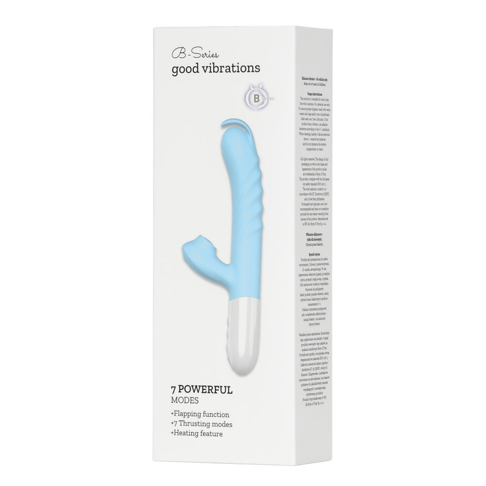 Вібратор B-Series Fox Silicone – 7 режимів, рухлива кінцівка та підігрів Sex Aura Київ - фото 3
