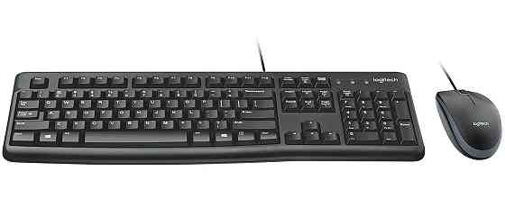 Комплект (клавіатура, миша) Logitech MK120 Black USB (920-002563) Чорний Харьков