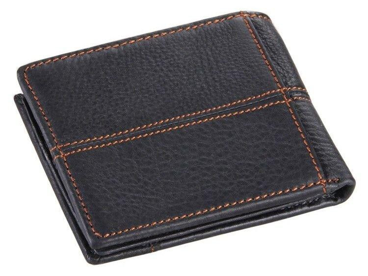 Гаманець чоловічий Vintage 14227 Чорний Київ - фото 2