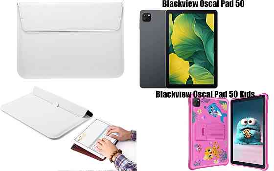Чехол-конверт VitoCase для Blackview Oscal Pad 50, Pad 50 Kids, с функцией подставки для планшета Белый Киев