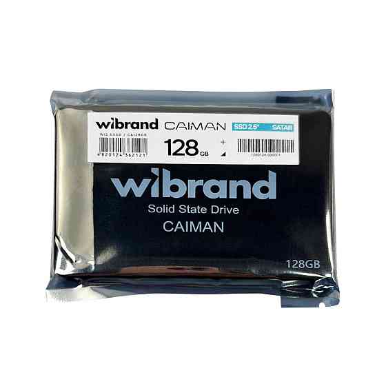 SSD диск накопичувач Wibrand Caiman 128GB 2.5" 7mm SATAIII Bulk WI2.5SSD диск накопичувач / CA128GB Одеса
