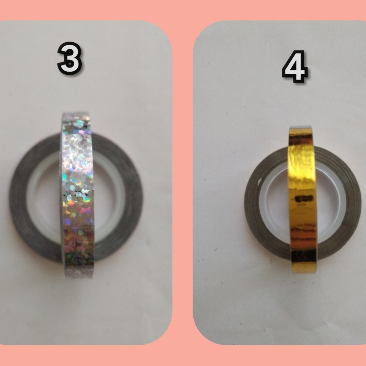 Лента для дизайна ногтей (зигзаг) в рулоне 6 mm.(разные цвета) Киев - изображение 3