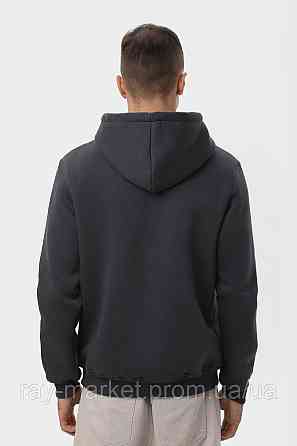 Худи мужское базовое утепленное RAY BASIC темно-серое (U0401M-Dark Grey) XL Киев