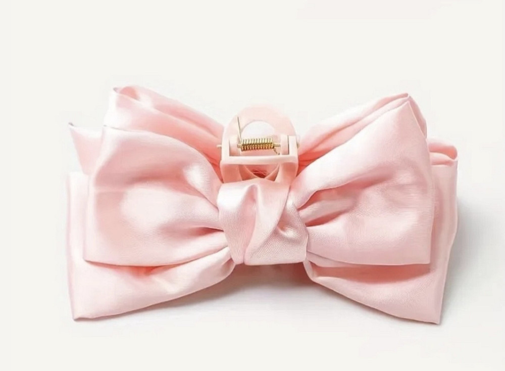 Заколка-крабик "Бант" Рожевий Сміла - фото 6
