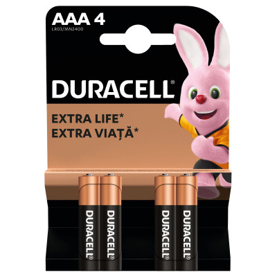 Батарейка Duracell AAA лужні 4 шт. в упаковці (5000394052543 / 81545421) Вінниця - фото 2