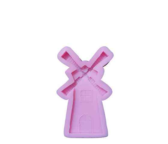 Молд силикон Мельница 105 на 60 мм розовый Киев