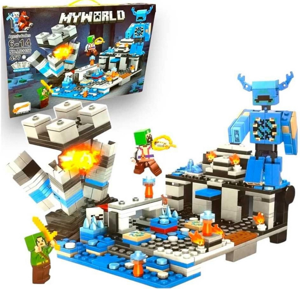 Lego MINECRAFT, Лего Майнкрафт Битва в глибинній темряві (Варден) 457 дітей. Київ - фото 7