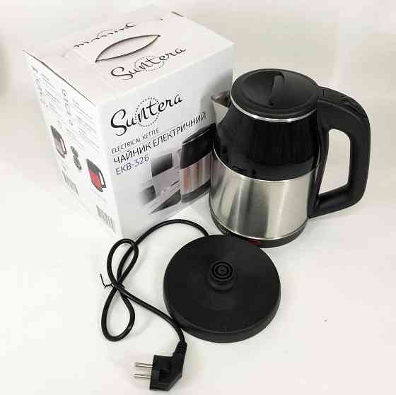 Чайник для кави електронний чайник Suntera, Чайники металеві з нержавіючої сталі дисковий UA-27 Івано-Франківськ