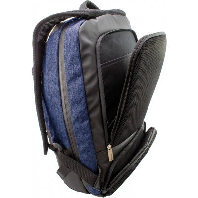 Рюкзак школьный Optima 18" USB Techno унисекс 0.7 кг 26-35 л Синий (O96913-02) Винница - изображение 4