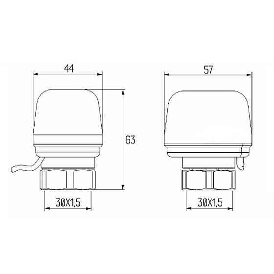 Сервопривод Icma 230V тип відкритий No980 (NA) Київ
