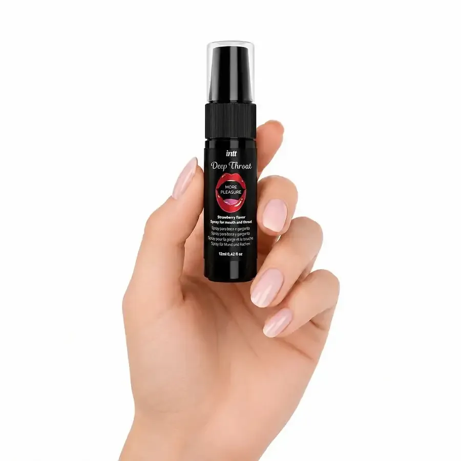 Спрей для глибокого мінету Intt Deep Throat Oral Spray Strawberry (12 мл) Львів - фото 4